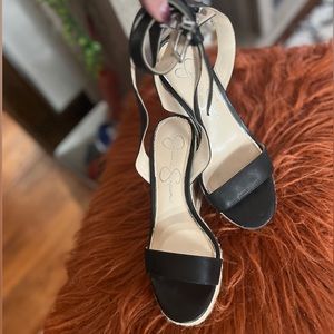 Black wedge Jessica Simpson heel